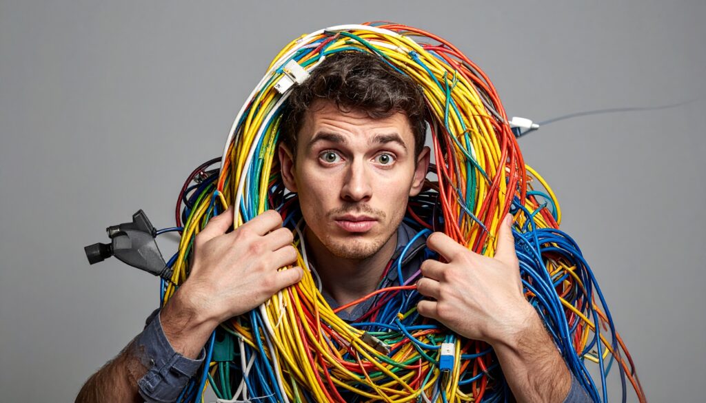 Kabelsalat vermeiden: Clevere Lösungen für Ordnung am Arbeitsplatz auf meinekleinetestseite.de